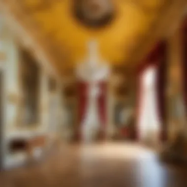 Splendid Interiors of Schönbrunn Palace Inside view of the opulent rooms of Schönbrunn Palace