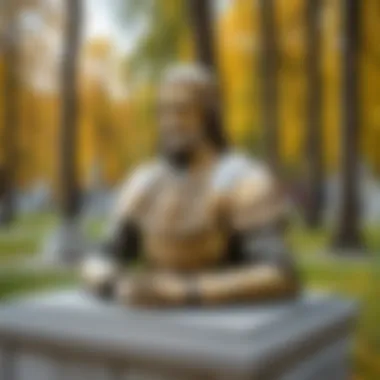 Monuments at Alexander Nevsky Lavra Monuments honoring significant personalities interred at Alexander Nevsky Lavra