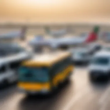 Transportation Options at Casablanca Airport Transportation options outside the airport including taxis and buses
