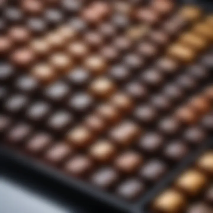 An array of international chocolates available for purchase