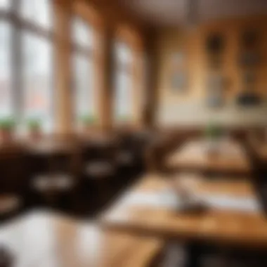 Cozy Cafe in Voskresensk A cozy cafe ambiance reflecting the cultural essence of Voskresensk