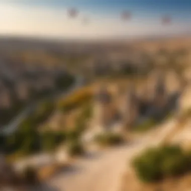 Breathtaking view of Cappadocia's unique rock formations.