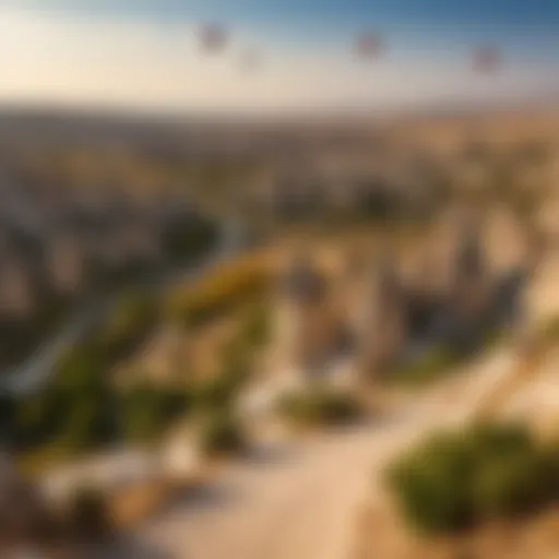 Breathtaking view of Cappadocia's unique rock formations.