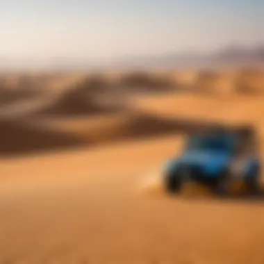 Breathtaking desert landscape during a Jeep safari