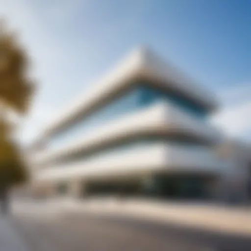 Exterior view of the Leopold Museum showcasing modern architecture