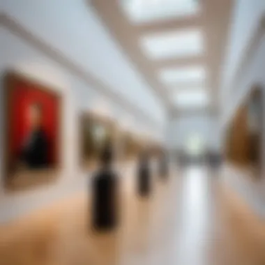 Inside the Leopold Museum: Art that Inspires Interior view highlighting a significant art piece within the museum