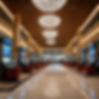 Luxurious Amenities Inside Istanbul Airport Interior view of the terminal highlighting luxurious amenities
