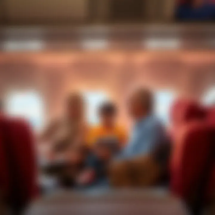 Family enjoying travel with Ethiopian Airlines
