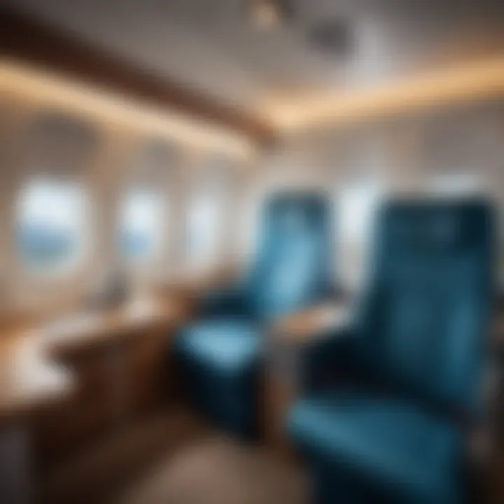 Interior of Fly One cabin showcasing passenger comfort