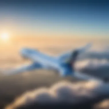 Fly One's Modern Fleet in Flight Fly One's aircraft in flight showcasing the airline's modern fleet
