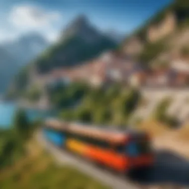 Diverse Travel Services Offered by the Agency Illustration of diverse travel services offered by the agency.