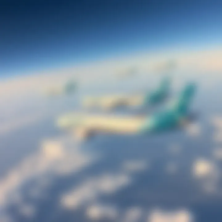 Gulf Air's modern fleet in the sky