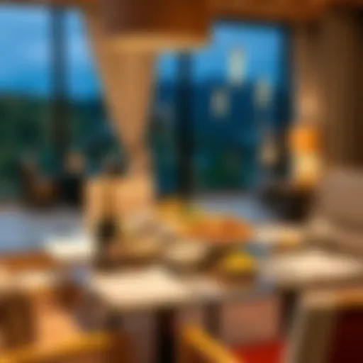 A cozy dining setup in a hotel showcasing half-board offerings