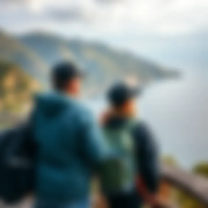 Travelers enjoying a half-board experience in a beautiful location