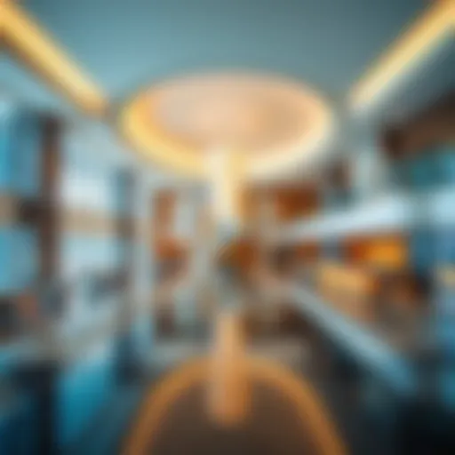 Luxurious lobby of Hilton Astana showcasing modern design