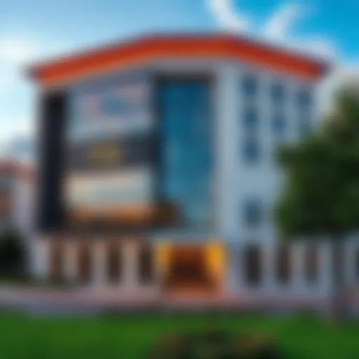 Exterior view of Hotel Tver showcasing modern architecture