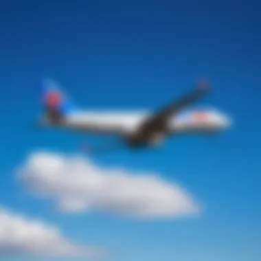 A modern iFly Airlines aircraft soaring through a clear blue sky