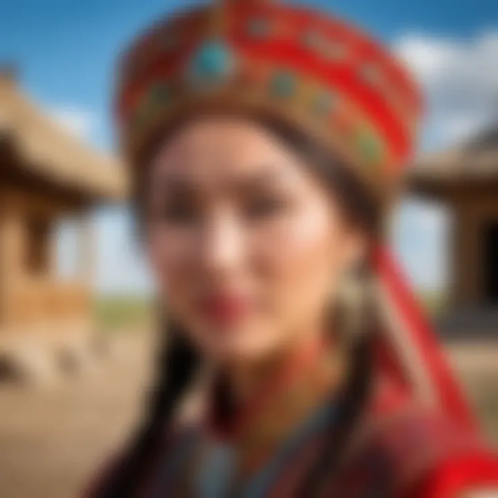 Cultural representation of Kazakhstan's heritage