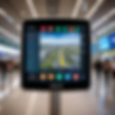 Interactive navigation system guiding travelers through Istanbul Airport