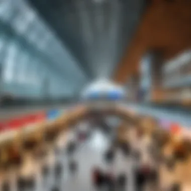 Vibrant Atmosphere at Istanbul Airport Istanbul Airport terminal bustling with activity
