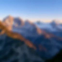Majestic peaks of the Italian Alps
