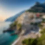 Stunning coastal view of Amalfi Coast