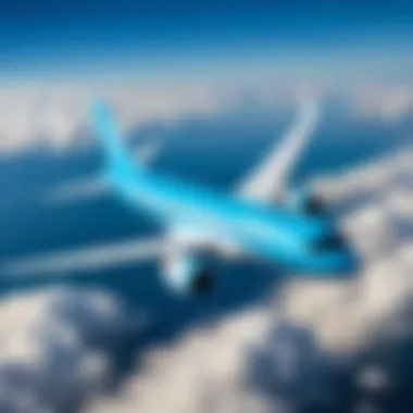 Jazeera Airways aircraft in flight