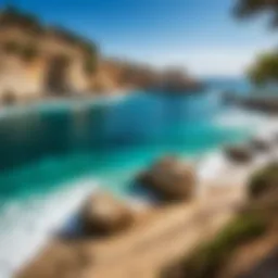 A scenic view of Cyprus coastline