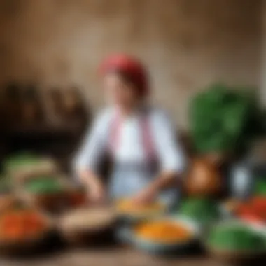 Culinary Adaptations through Migration Culinary practices reflecting migration and adaptation