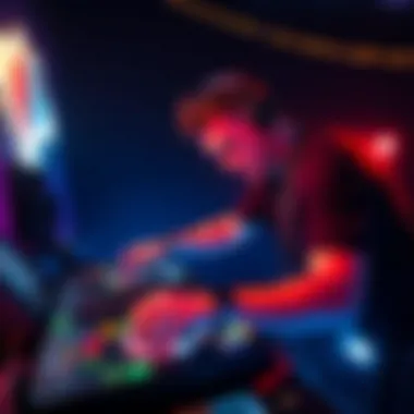 Live DJ performance at Kalimera Club