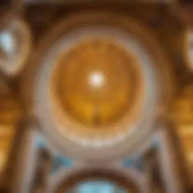 Kazan Cathedral Interior Interior view highlighting the stunning dome and intricate details