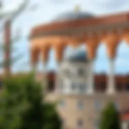 A scenic view of Kazan's historical architecture