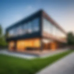 Modern office exterior of Kreativ UK in Solnechnogorsk