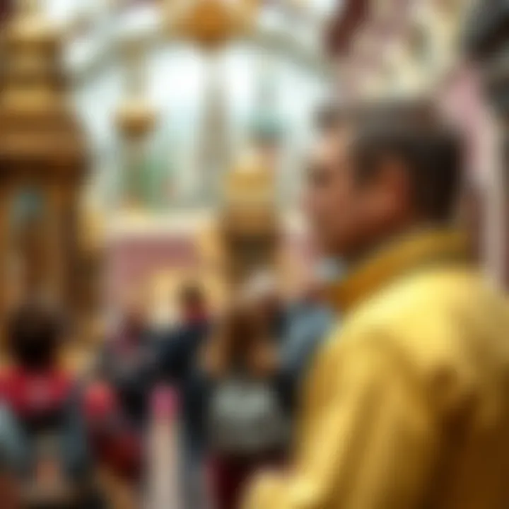 Cultural Heritage in the Kremlin Visitors admiring the historical artifacts in the Kremlin