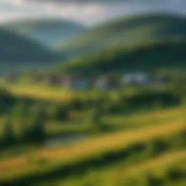 The Natural Beauty of Russia Scenic view of the Russian countryside showcasing natural beauty