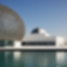 Exterior view of the Louvre Abu Dhabi showcasing its iconic dome