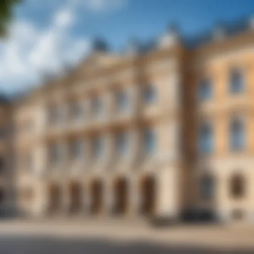 Stunning facade of the Mariinsky Palace showcasing its architectural grandeur