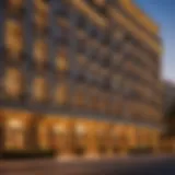 Luxurious view of MD Hotel Dubai exterior