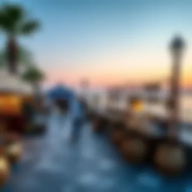 Local Culture Display at Meridian Beach Local culture display featuring artisans and traditional crafts near the beach promenade