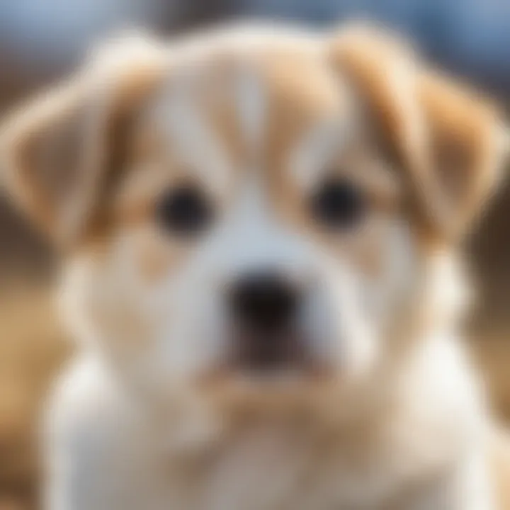 A close-up of a well-groomed puppy representing the quality of pets offered.