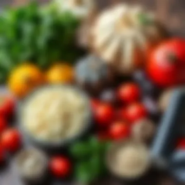 Fresh ingredients laid out for pie preparation