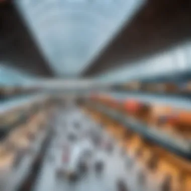 Passengers arriving at the new Istanbul airport terminal