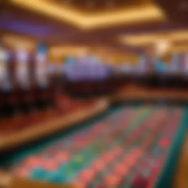 A vibrant casino gaming floor bustling with excitement