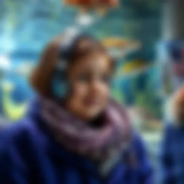 Educational program showcasing marine life