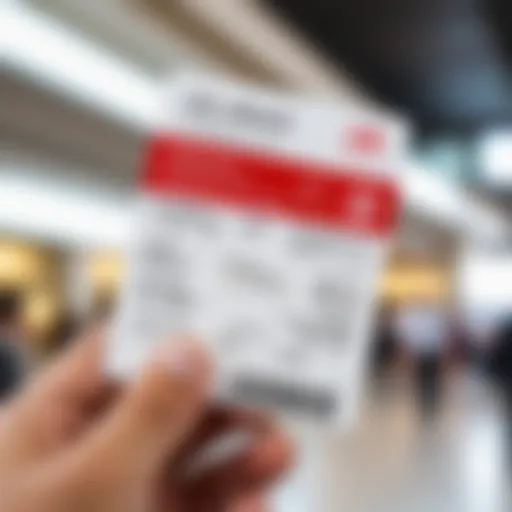 Air Arabia flight boarding pass