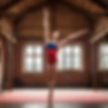 Diagram illustrating various forms of gymnastics and their historical roots