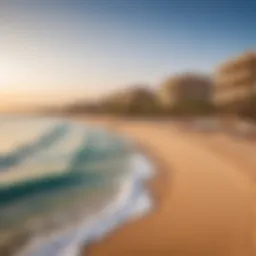 Stunning view of the beachfront at Paradise Abu Soma