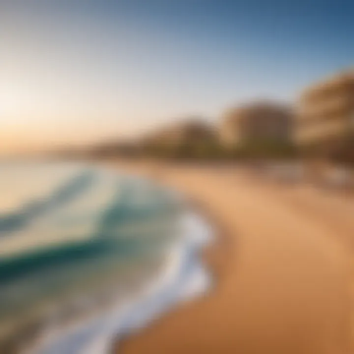 Stunning view of the beachfront at Paradise Abu Soma