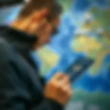 Importance of Passport Verification Traveler examining their passport before an international trip
