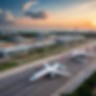 Historic photograph of Pattaya Airport highlighting its evolution over the years